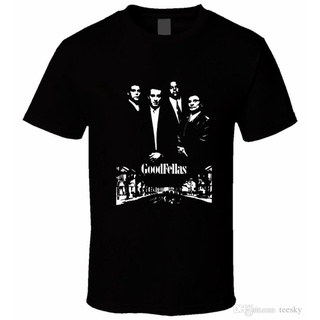 [S-5XL] Goodfellas Gangster Movie 1 s เสื้อยืดลําลอง แขนสั้น พิมพ์ลายกลุ่ม 3XL สําหรับผู้ชาย 315759