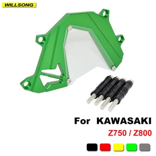 อุปกรณ์เสริมเครื่องยนต์ป้องกันโซ่สําหรับ Kawasaki Z750 Z800 2013-2018