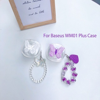 เคส Baseus Encok Tws Wm01 Plus หูฟังไร้สายกันกระแทกพร้อม Butterfly chain