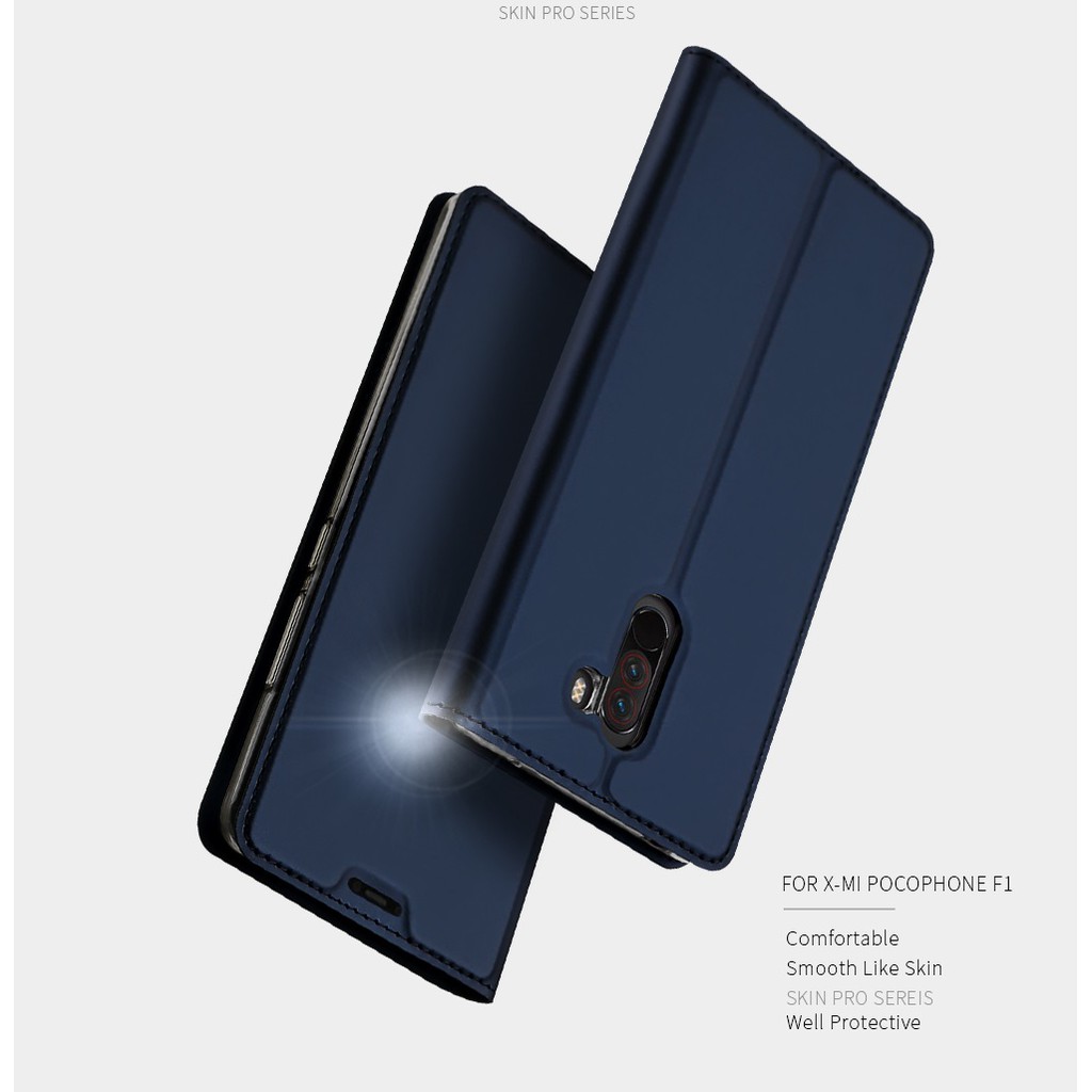 เคส for Xiaomi Pocophone Poco F2 Pro X3 NFC Mi 8 A2 Lite Redmi Note 5 6 8 Pro 8A เคสเคสโทรศัพท์หนังฝาพับพร้อมช่องใส่บัตรสําหรับ