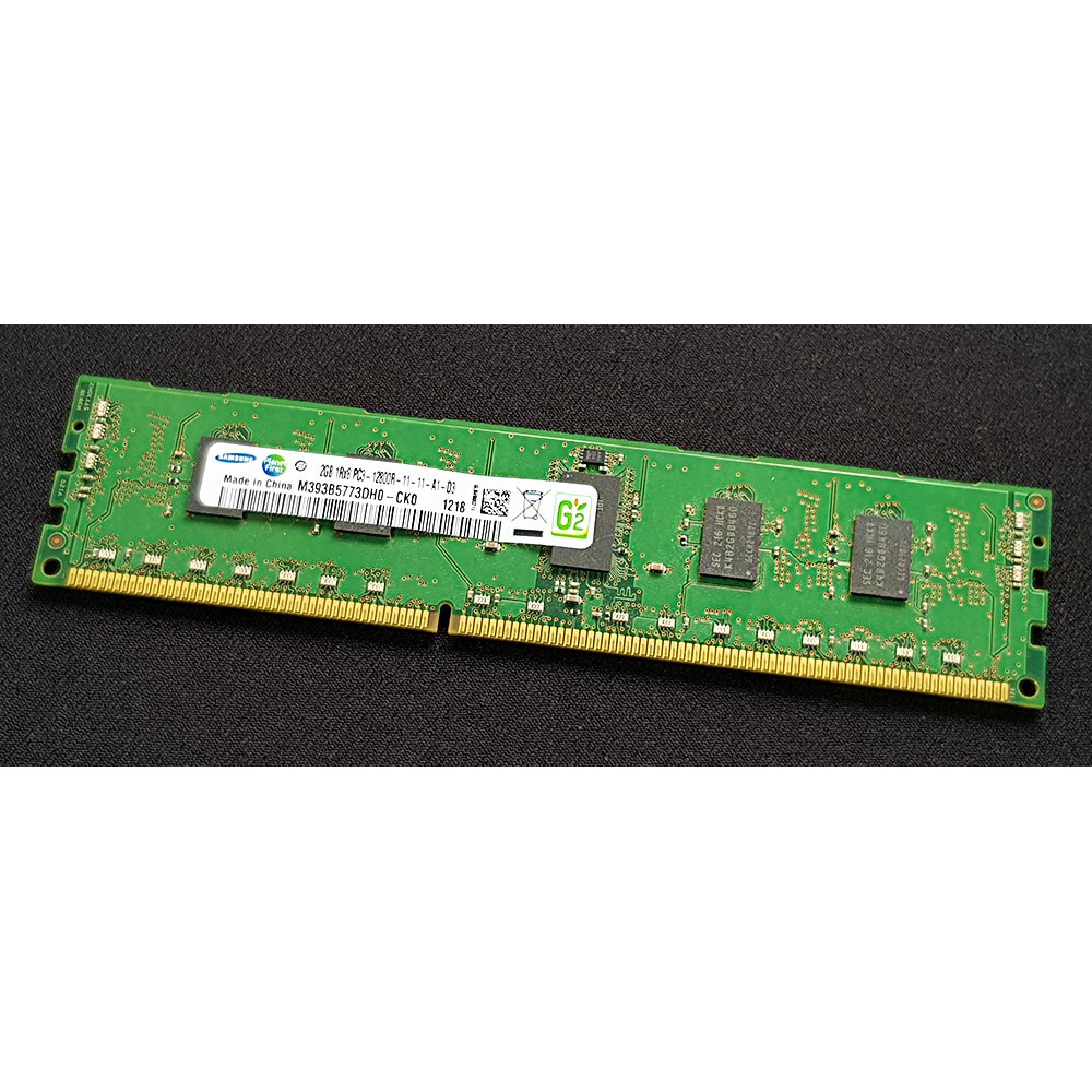 2GB 1Rx8 PC3-12800R-11-11-A1-D3 Samsung  มือสอง สภาพ 100% ใส่บอร์ด X79 และ Server
