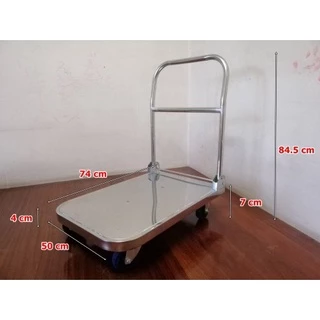 รถเข็น 4 ล้อสแตเลสทั้งคัน รถเข็นสแตนเลสพับได้