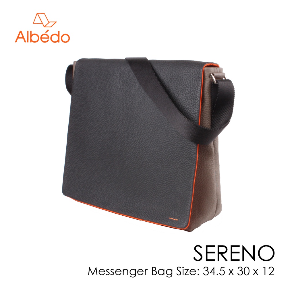 [Albedo] SERENO MESSENGER BAG กระเป๋าสะพายข้าง/กระเป๋าเอกสาร/กระเป๋าหนัง รุ่น SERENO - SR00299