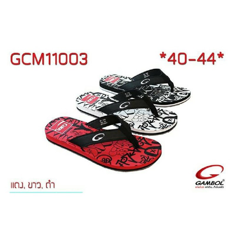 Gambol รองเท้าคีบลาย Coca-Cola (36-44)