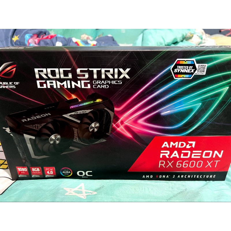 RX 6600 XT ROG STRIX 8 GB มือสองประกันยาว