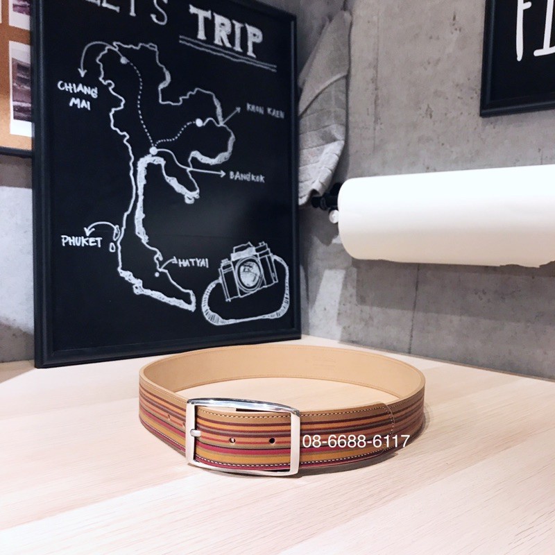 เข็มขัด Paul Smith Vintage Signature ของแท้จากอังกฤษ 📌 พร้อมส่ง