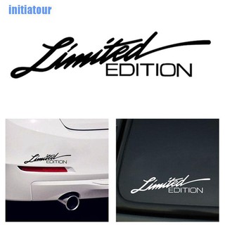 สติกเกอร์ไวนิล Limited Edition สําหรับตกแต่งรถยนต์ 16 X 3.8