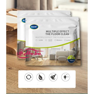 MULTIPLE EFFECT THE FLOOR CLEAN แผ่นทำความสะอาดพื้นกระเบื้อง การทำความสะอาดพื้นกระเบื้องพื้นไม้ แผ่นทำความสะอาด