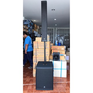 ตู้ลำโพงSOUNDVISON ACS-1500 ชุดตู้ลำโพง แอกทีฟคอลัมน์ เล่นบลูทูธได้ กำลังวัตต์สูงสุด 1800W เพาเวอร์แอมในตัว คลาส D มี D