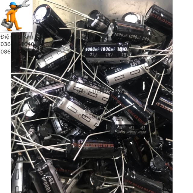 10 คาปาซิเตอร์ 1000uf 25V