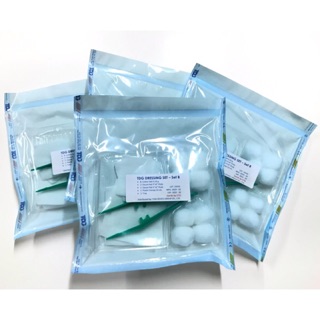 ชุดทำแผล ปลอดเชื้อ แพ็คละ 4 ซอง Sterile Dressing Set