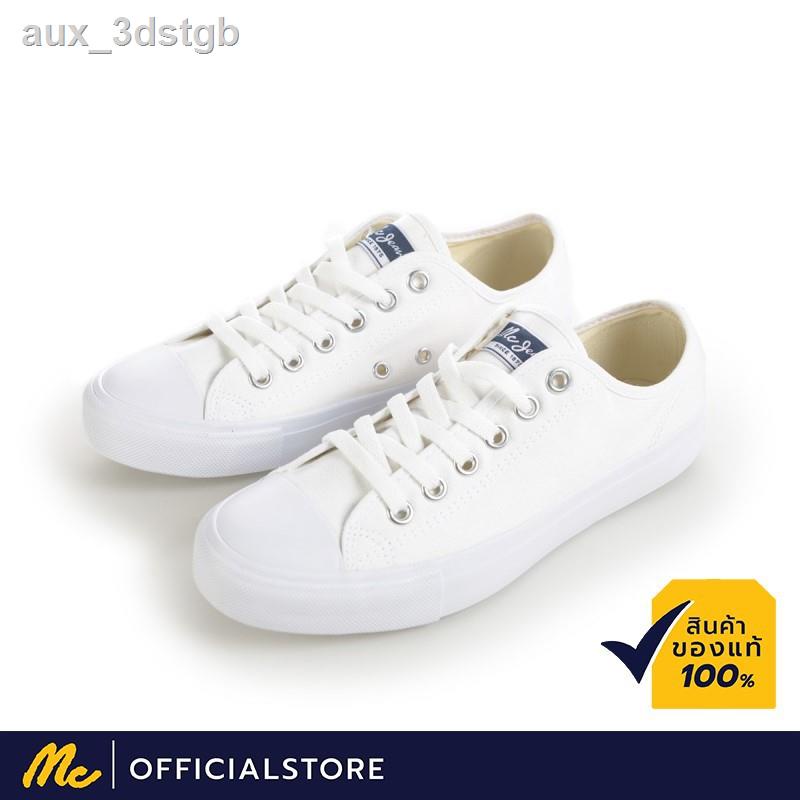 ☈Mc Jeans รองเท้าผ้าใบ M09Z006 Unisex สีขาว