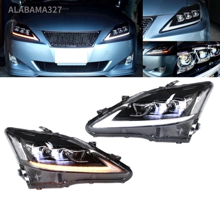 Alabama327 Vland ไฟหน้าโปรเจคเตอร์ Led แบบไดนามิก เลนส์ใส สําหรับ Is250 Is350 Isf 2006-2013 Rhd