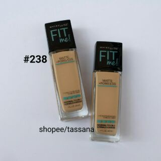 รองพื้น Maybelline Fit Me! Matte+Poreless Foundation # 238