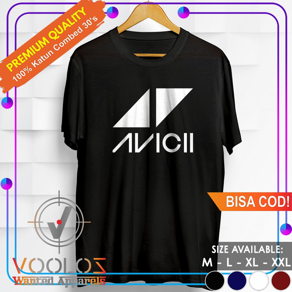 เสื้อยืด พิมพ์ลายเพลง Distro Branded Original Avicii สําหรับผู้ชาย