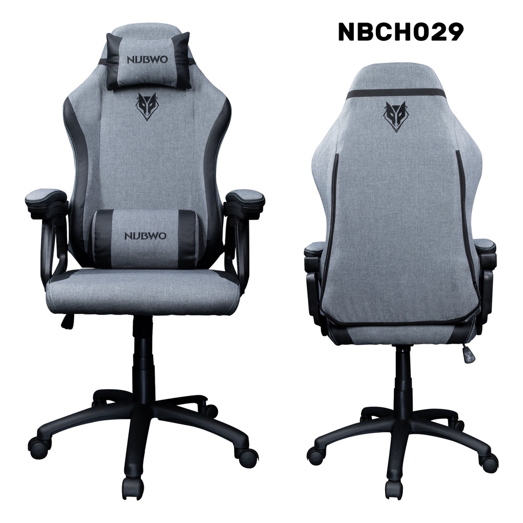 SB Design Square Nubwo เก้าอี้เกมมิ่ง Gaming Chair Nbch029 Grey (53 X 47 X 132 CM)
