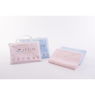 Iflin Baby - My Fluffy Bamboo Towel 100% ผ้าเช็ดตัวใยไผ่ 100% - ของใช้เด็กอ่อน (0m+) 60×120 cm.