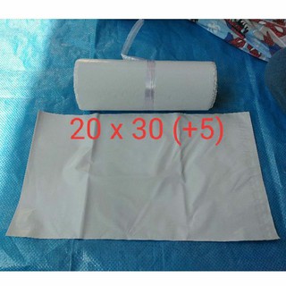 ถุงไปรษณีย์ สีขาว ขนาด 20x30cm. (10ใบ.)