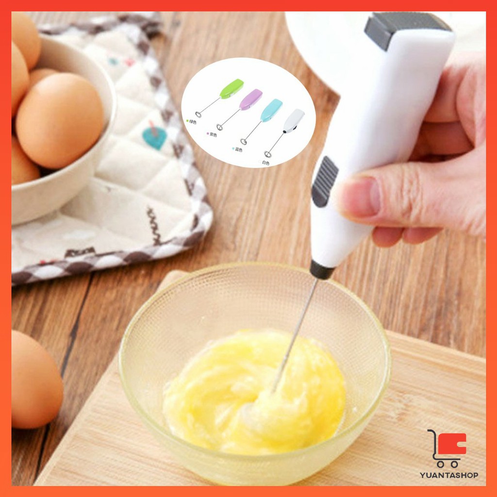 เครื่องตีฟองนม แบบใส่ถ่าน ขนาดเล็ก สินค้าพร้อมจัดส่ง *คละสี* Mini Milk Form Maker