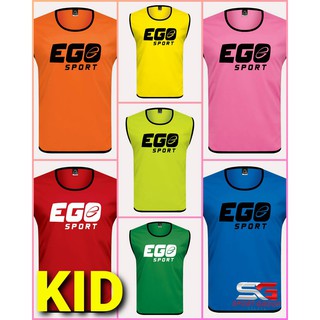 เสื้อซ้อมกีฬา เสื้อซ้อมบอล เสื้อเอี๊ยมซ้อมกีฬา เสื้อแบ่งทีม Ego Sport( EG 923 KID)