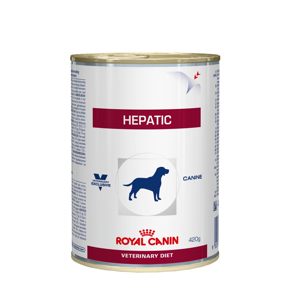 Royal canin Vet Hepatic อาหารสำเร็จรูปชนิดเปียกสำหรับสุนัขอายุ 1 ปีขึ้นไป ประกอบการรักษาสุนัขที่เป็นโรคตับ 420 กรัม