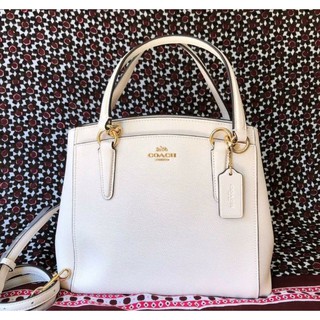 🎀 (สด-ผ่อน) กระเป๋าสะพาย 11 นิ้ว สีขาว COACH 67091 MINETTA CROSSBODY