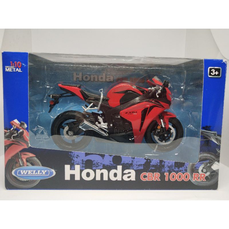 Model CBR 1000RR สีแดงขนาด 1:10