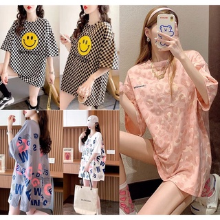 📌เสื้อยืดOversize 🔥เสื้อโอเวอร์ไซส์ เนื้อผ้าโพลีเอสเตอร์ เกรดA ส่วมใส่สบาย🔥