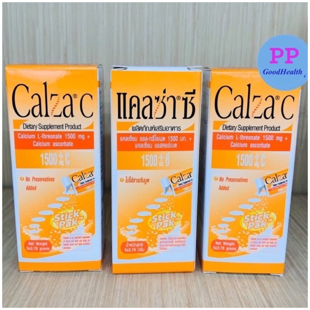 Calza Powder 1500mg ฟ า ร นกล อง 10ซอง Calza C Powder 1500mg ส ม ร น กล องละ 5 ซอง 1 กล อง Shopee Thailand