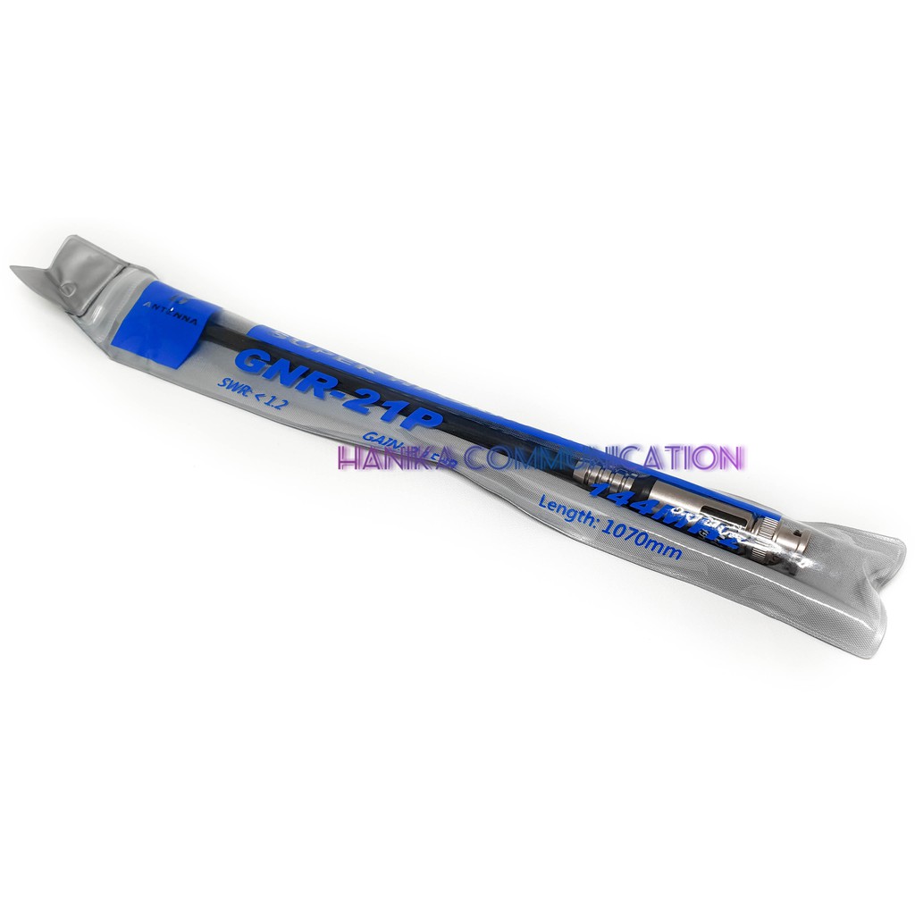 Hitam D เสาอากาศ GNR-21P เสาอากาศ HT VHF BNC ชาย Icom V80 DJ-196 สีดํา GNR21