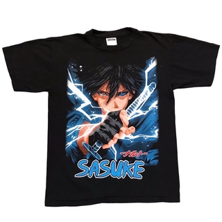 🔥เสื้อVintage การ์ตูน SASUKE 🔥ผ้า100%ฟอกเก่า เดี่ยวบน_ล่าง ไม่ข้าง ป้าย TULTEX Size (L) Size (XL) อ