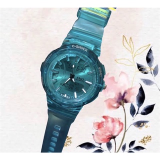 นาฬิกาข้อมือชาย Q&amp;O สายและเรือนส ทำจากยางซิลิโคนอย่างดีทนทาน ระบบQuartz analog 3 เข็ม