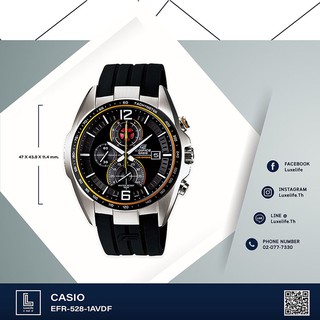 นาฬิกาข้อมือ Casio รุ่น EFR-528-1AVUDF Edifice -นาฬิกาข้อมือผู้ชาย