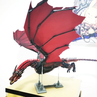 Mytopshop โมเดลฟิกเกอร์ รูปมังกร MOC The Hobbit Smaug ของเล่นเสริมการเรียนรู้เด็ก 1359 ชิ้น