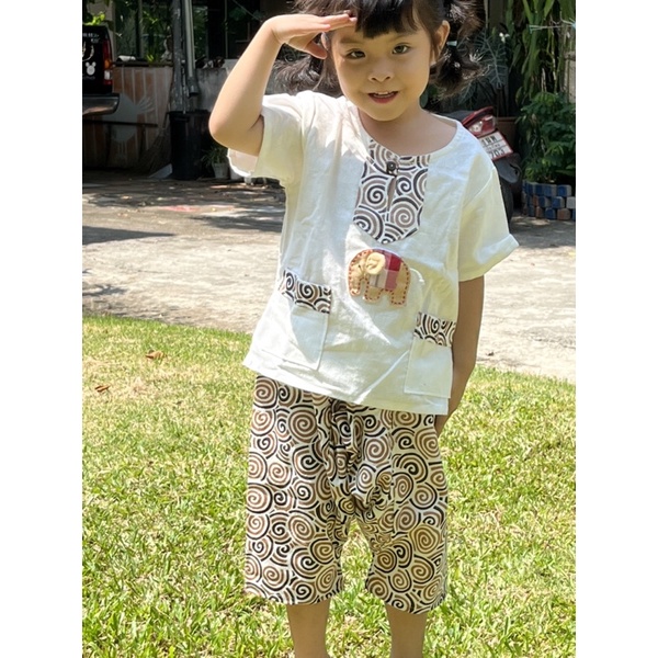 ชุดเด็ก ชุดผ้าฝ้ายเด็ก ชุดเด็กชาย ชุดเด็กผู้หญิง ชุดเซ็ท รูปที่ 4