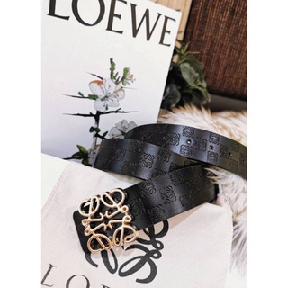 L O E W E Logo Leather Belt