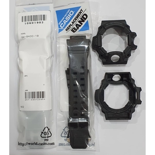อะไหล่สายนาฬิกาข้อมือ Casio G-Shock GW-9400-1B แบบเปลี่ยน