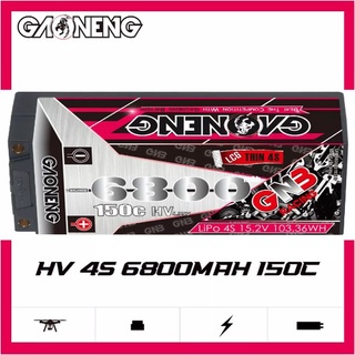 GNB 4s 6800mAh 150c 15.2v HV Battery XT90 แบตเตอรี่ Gaoneng สำหรับรถวิทยุบังคับ