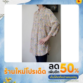 เสื้อผู้หญิงลายดอกไม้สวยอ่อนหวาน
