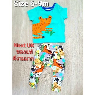 เสื้อ กางเกง ชุดเด็ก แบรนด์แท้ NEXT UK size 6-9m  ของอังกฤษ งานดีมาก ผ้ายืดใส่สบาย (ส่งต่อ)