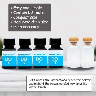 ชุดทดสอบออกซิเจนในน้ำ โมนิเตอร์เทสคิท MONITOR DISSOLVED OXYGEN TEST KIT (60 Tests)