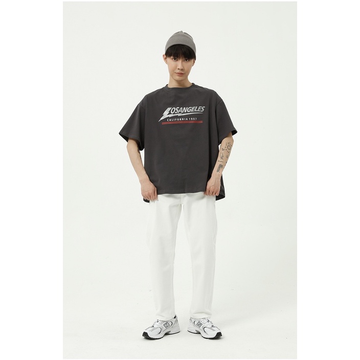 SEOULSHIRTS PREMIUM 🇰🇷 กางเกงยีนส์ขายาว ขาว ดำ ทรงกระบอก สไตล์เกาหลี ทรงสวย ใส่ง่ายเข้ากับทุกลุค P061