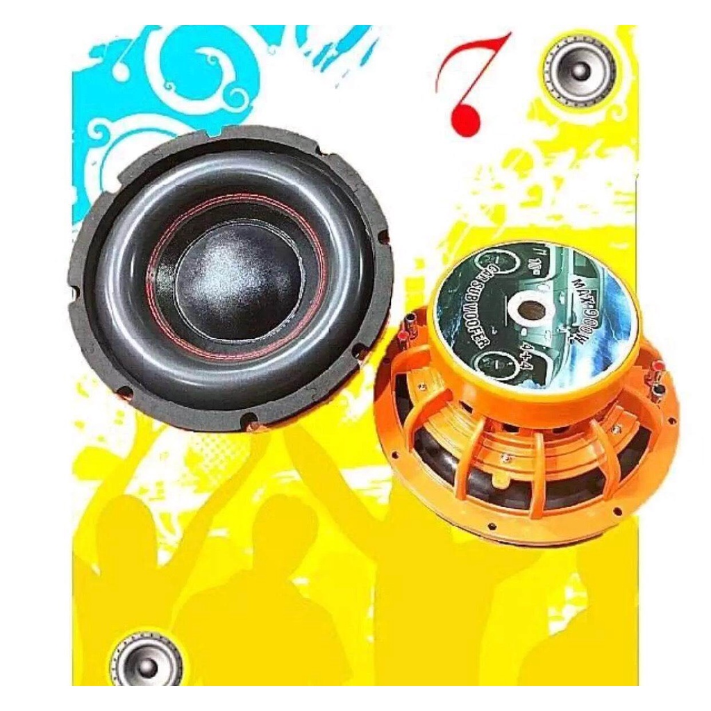 LXJ ดอกลำโพงรถยนต์ซัฟวูฟเฟอร์ 10 นิ้ว วอยซ์คู่ (4+4 ohm)900w car subwoofer วัตต์