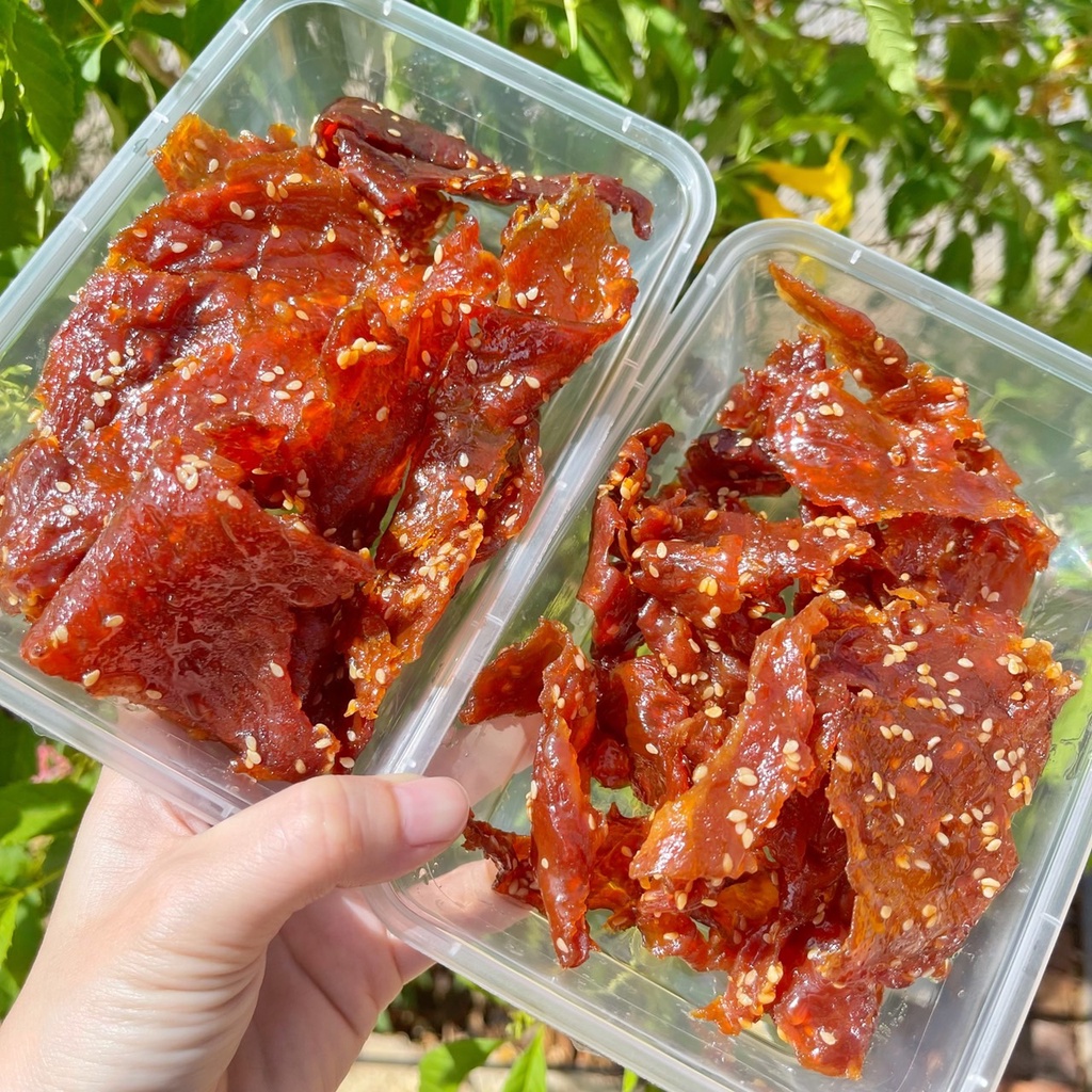 หมูหวานคลุกงา หมูหวานโรยงา หมูหวาน หมูสวรรค์ ของฝาก ขนมปีใหม่