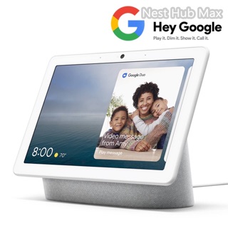 Google Nest Hub Max /Chalk /ขาว/ไม่รองรับภาษาไทย