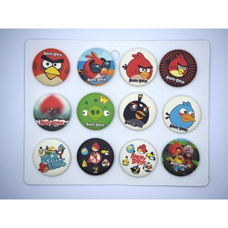 เข็มกลัด 3.2cm/4.4cm Angry Birds แองกรี้เบิร์ด การ์ตูน อนิเมะ Cartoon Anime