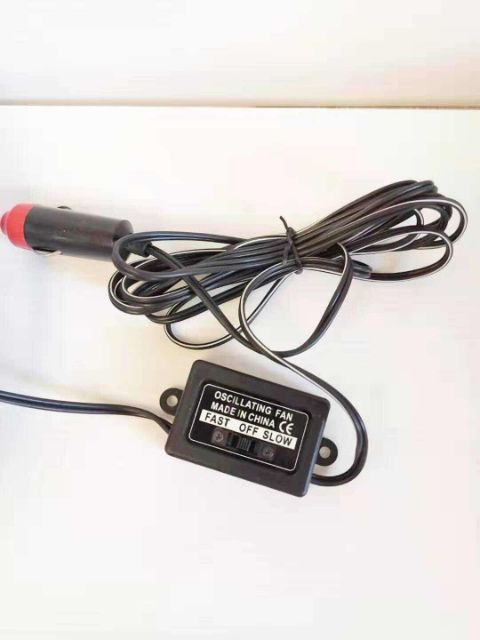 พัดลมติดรถยนต์ 12V~24V 10 นิ้ว 6 ใบพัด ปรับได้ 2 ระดับ ส่ายได้ วัสดุอย่างดี แข็งแรง ทนทาน พร้อมส่ง - รูปที่ 2