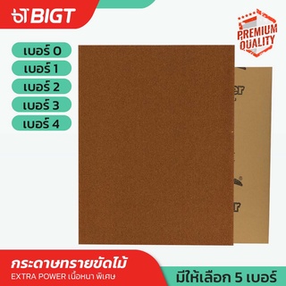 โค้ดพิเศษ PXGTB8!! กระดาษทรายขัดไม้ ตรา:ไอ้เข้เหมาะกับงานเบา งานไม้ งานขัดเหล็ก เบอร์ 0-4 (ราคาต่อ 1แผ่น) กระดาษทราย