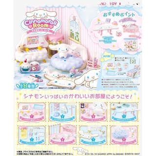 การ์ตูน Kawaii Cinnamoroll ~  s Room Blind Box อาหารของเล่นรูปเครื่องประดับรุ่นของเล่นเด็กวันเกิด Gift