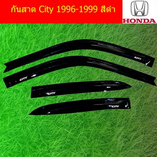 กันสาด/คิ้วกันสาด ฮอนด้า ซิตตี้ HONDA City 1996-1999 สีดำ